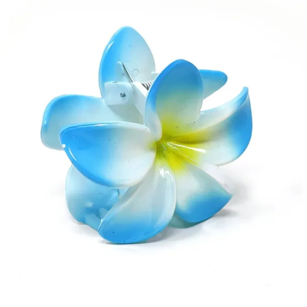 NWT Hawaiian Sky Blue Flower Hair Claw Clip